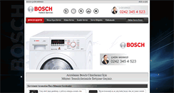 Desktop Screenshot of antalyaboschservisleri.com